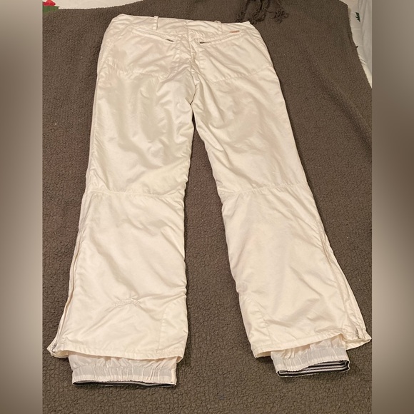 OBERMEYER ANARCHY SKI SNOWBOARD PANTS SIZE 10 IVORY COLOR - Picture 2 of 14